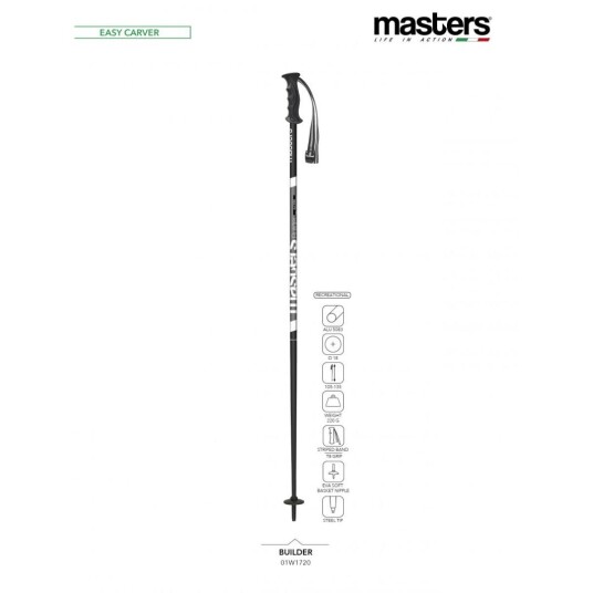 Masters BUILDER Black/White, Black-White, 110 Masters BUILDER Black/White, Black-White, 110