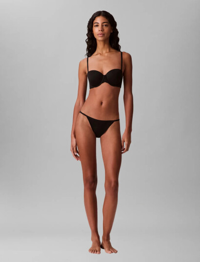 Calvin Klein Lightly Lined Strapless Black B x 85