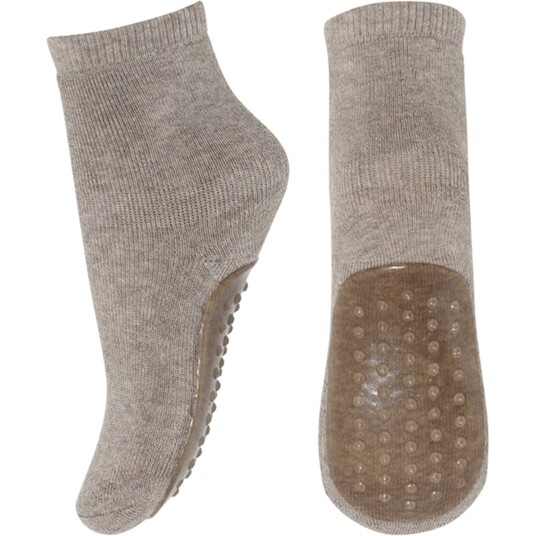 MP 7951 Ull Anstislip Sokker Light Brown Melange 29 32