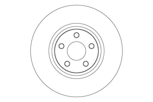 Bremseskive TRW DF6998S