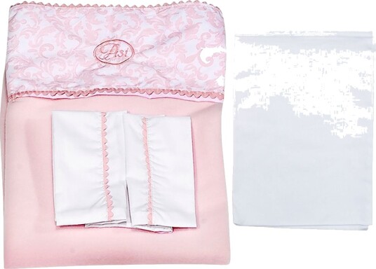 Asi Dukkesengetøy   70x47 cm   Hvit/Rosa   Asi   OneSize   Dukkesengetøy