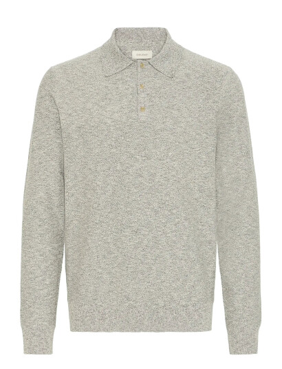 Blend Bhbyron Knit Polo   Grey   M