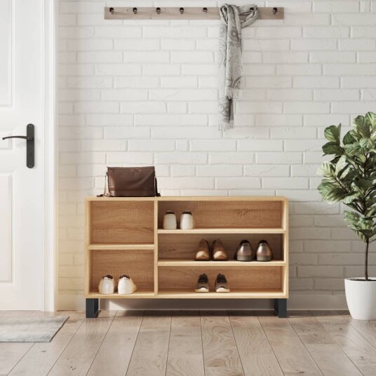 Skoskap sonoma eik 102x36x60 cm konstruert tre 831423