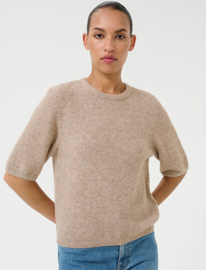 Gestuz Alphagz Ss Tee Noos - Brown - S