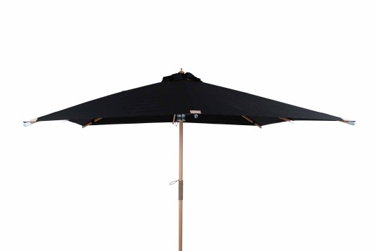 Selected Exclusive Milano parasoll Natur/svart 3 x 3 m Svart Selected Exclusive Milano parasoll Natur/svart 3 x 3 m Svart