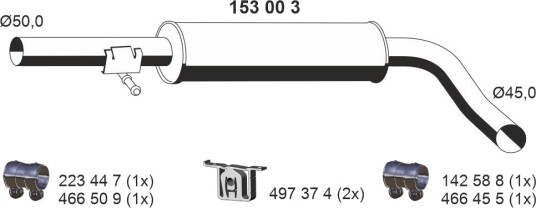 Midtre lydpotte ERNST 153003 Midtre lydpotte ERNST 153003