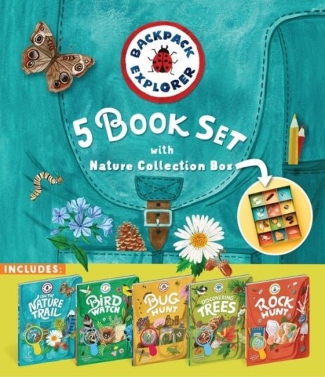 Backpack Explorer 5 Book Set with Nature Collection Box