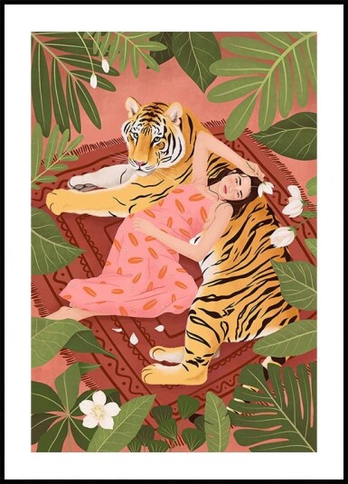 Lazy Afternoon Poster Plakat / 21x30cm