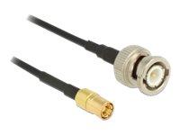 Delock Antennekabel 3 m BNC til SMB Koaksial RG-174 Gullplater