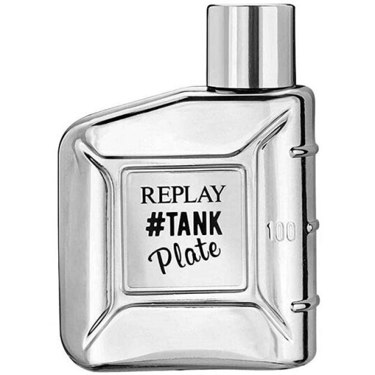 Replay Tank Plate For Him Eau de Toilette 100 ml Fougère Duft med Friske Noter Replay Tank Plate For Him Eau de Toilette 100 ml Fougère Duft med Friske Noter