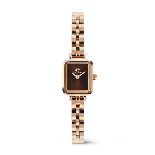 Daniel Wellington DW Watch Quadro Mini Arch 3 link Amber Sunray Rose Gold 15.4X18.2mm Daniel Wellington DW Watch Quadro Mini Arch 3 link Amber Sunray Rose Gold 15.4X18.2mm