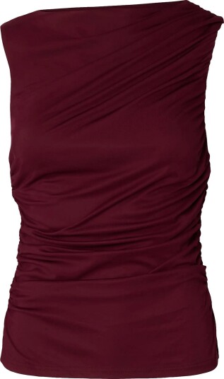 Selected Slwmira Fitted Sl Top Burgundy XS Selected Slwmira Fitted Sl Top Burgundy XS