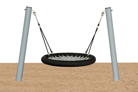 Edderkopphuske med finmasket fugleredehuske Finmasket fugleredehuske Ø100cm
