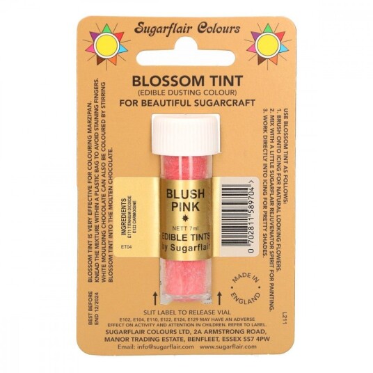Sugarflair Pulverfarge Blush Pink 7ml 