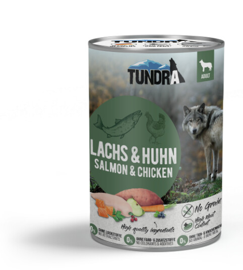 Tundra Laks Og Kylling Våtfôr 400G
