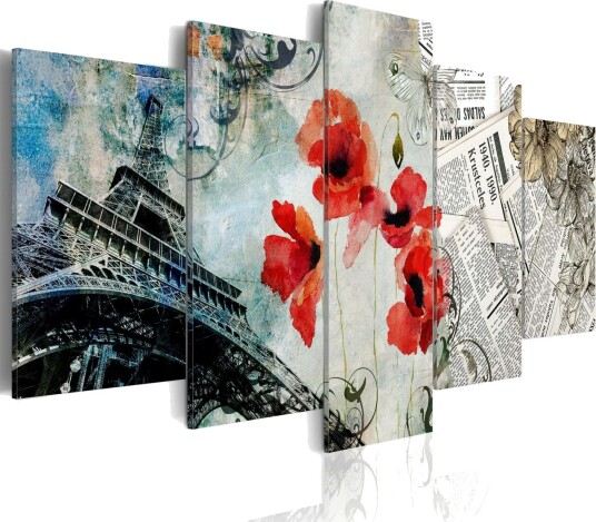 Bilde Memories Of Paris 200x100 Artgeist sp. z o. o.