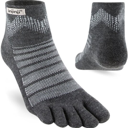 Injinji Outdoor Midweight Mini-Crew Wool Slate M