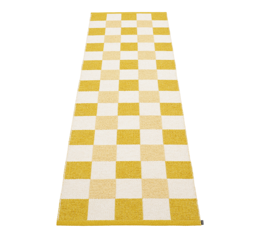 Pappelina Pix matte mustard 70x240 cm