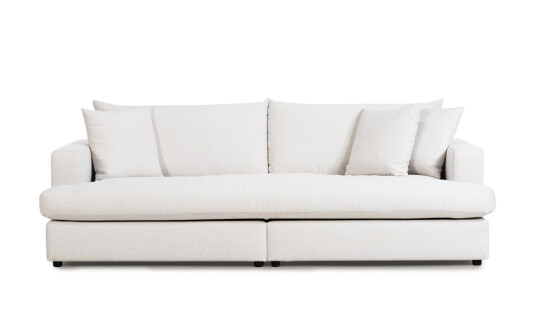 Soffadirekt BOLNUEVO 3 seters sofa Hel Pute Greige
