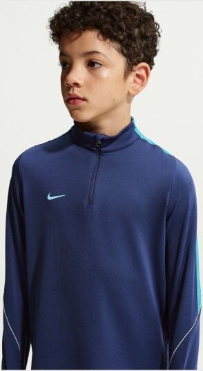 Nike Treningsskjorte Dri fit Strike   Navy Barn størrelse XL: 158 170 cm