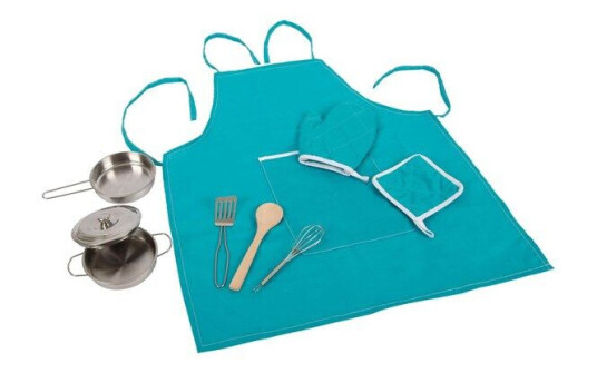Small Foot - Play Cooking Set with Apron 9 pcs.
