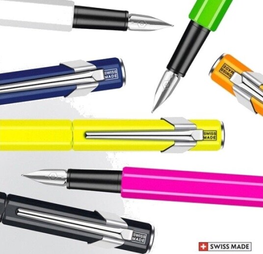 Caran D`arche Caran D"ache 849 Fluo Line M Oransje Fyllepenn