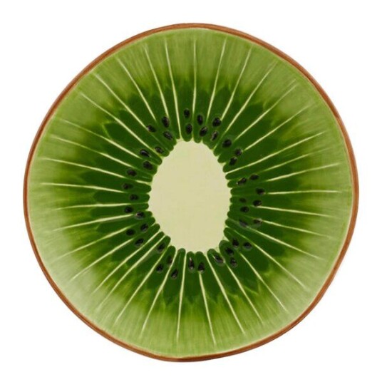 Bordallo Pinheiro   Tropical Fruits tallerken 22 cm kiwi grønn
