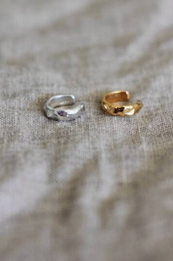 Annevera Bølge Earcuff sølv Annevera Bølge Earcuff sølv