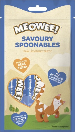 Meowee! Meowee! Meowee Savoury Spoonables Tunfisk 112 G