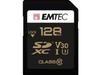 EMTEC SpeedIN' - Flashminnekort - 128 GB - UHS Class 3 / Class10 - SDXC UHS-I