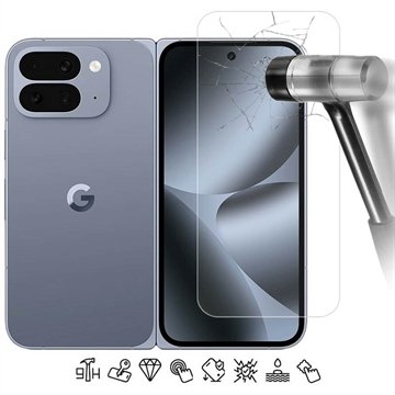 Google Pixel 10 Pro Fold Beskyttelsesglass 9H Case Friendly Gjennomsiktig