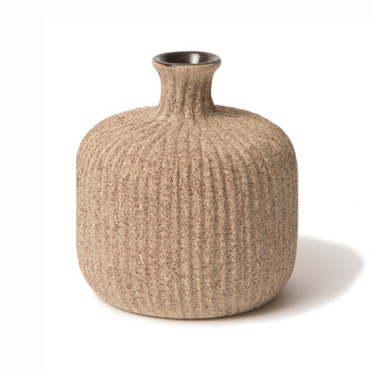 Lindform Flaske vase Sand medium stripe small Lindform Flaske vase Sand medium stripe small