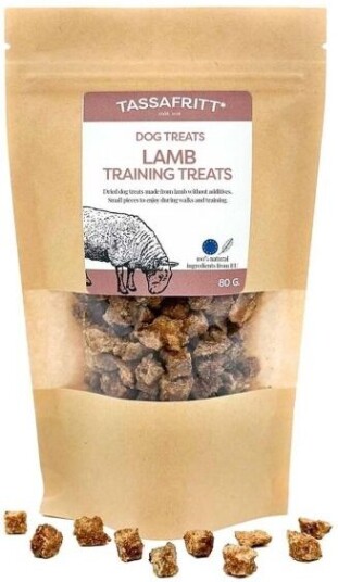 Tassafritt Lam Hundegodteri 80 G