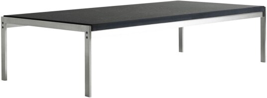 Fritz Hansen - Pk63a Vit Marmor Valsad Sofabord Poul Kjærholm Hvit Metall/stein