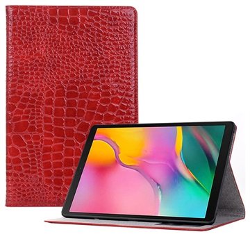 Samsung Galaxy Tab S5e Folio etui   Crocodile   Rød