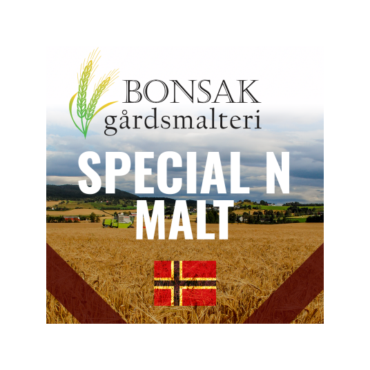 Special N Malt 25 kg Hel 70-80 EBC - Bonsak Gårdsmalteri