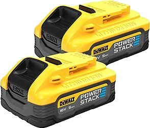 Dewalt batteri 18v 5ah dcbp518h2 powerstack 2 stk