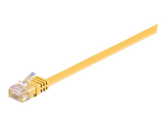 MicroConnect Cat6 Nettverkskabel 50 cm Gul U/UTP