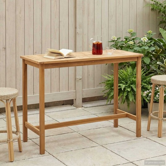  Barbord Naturlig 150 x 75 x 105 cm Massivt Teaktre