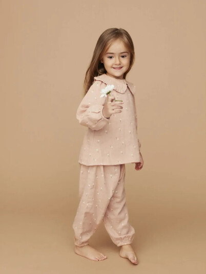 Sofie Schnoor Genser Light Rose (80 / 1 år)