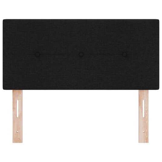 LED Hodegjærde Med Knapper Svart 100 cm Stoff LED Hodegjærde Med Knapper Svart 100 cm Stoff