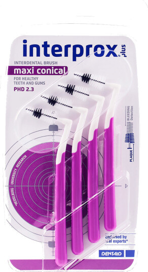 Interprox Plus interdentalbørster Maxi konisk Phd 2.3 Interprox Plus interdentalbørster Maxi konisk Phd 2.3