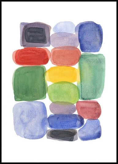 Color Blocks 2 Plakat Plakat / 40x50cm