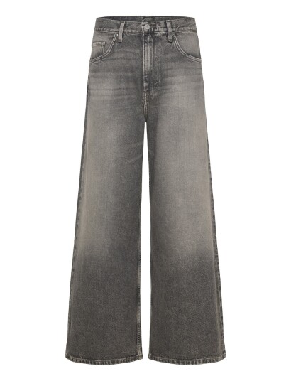 Weekday Solar Loose Wide Leg Unisex Jeans Black 31 x 32