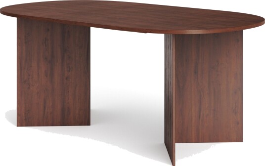 Vera Spisebord Oval 180x100 cm Finér - Valnøtt