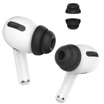 Ahastyle PT99 2 1 par for Apple AirPods Pro 2 / AirPods Pro Ørepropper i silikon for Bluetooth øretelefoner størrelse M svart Ahastyle PT99 2 1 par for Apple AirPods Pro 2 / AirPods Pro Ørepropper i silikon for Bluetooth øretelefoner størrelse M svart