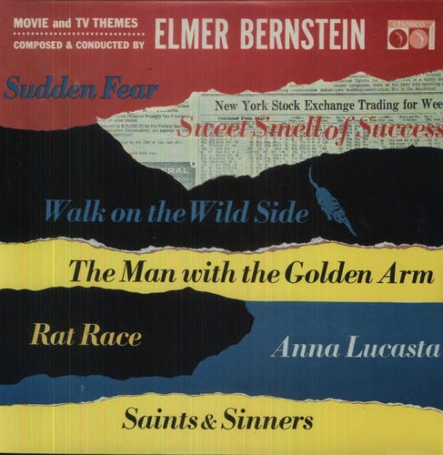 Elmer Bernstein Movie & Tv Themes LP/Vinyl