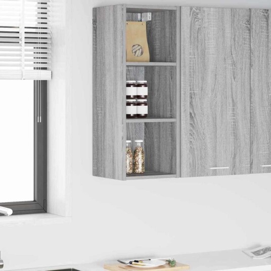  Hengende skap Riga Grå Sonoma 30 x 29,5 x 80 cm Konstruert tre