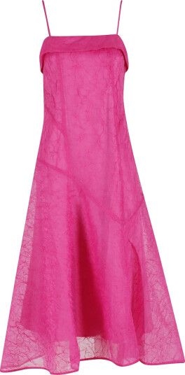 Ganni Dame Kjoler Rosa M, Ganni Dame Kjoler Rosa M,