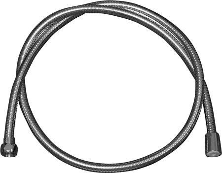 Neoperl Bruseslange Metal 2,00 Meter 1/2" Rund X 1/2" Konisk Omløber - I Pose